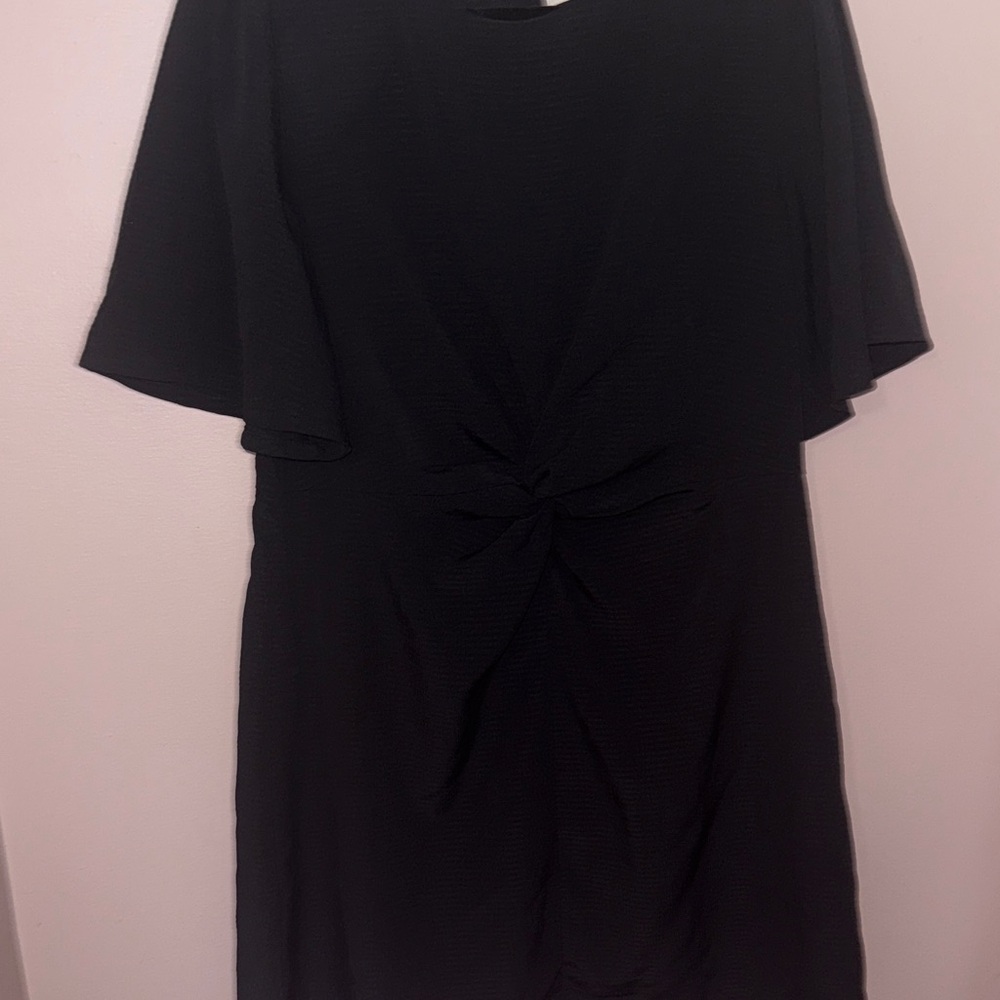 LOFT Black Long Sleeve Dress